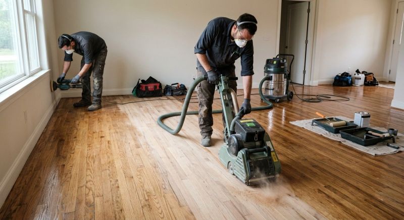 Birch Floor Refinishing in Overland Park, KS