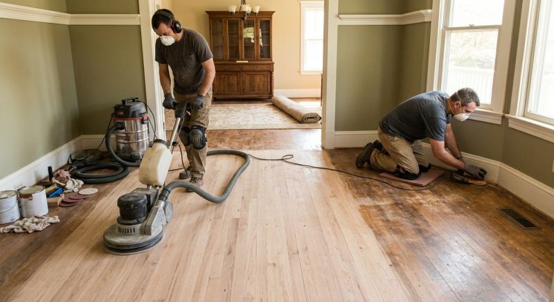 Mahogany Floor Refinishing in Overland Park, KS