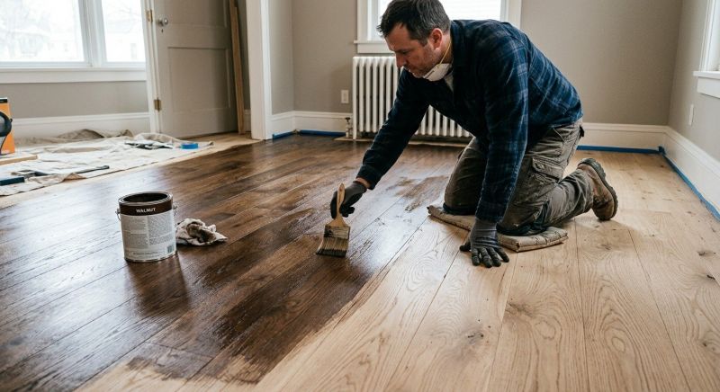 Walnut Floor Refinishing in Alpharetta, GA